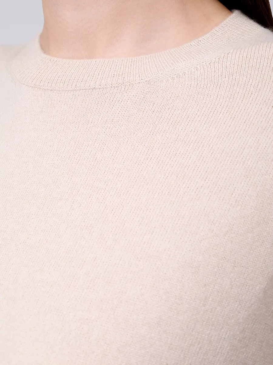 Джемпер кашемировый AGNONA K110018U-4K120NU-N14 Бежевый  Фото 6