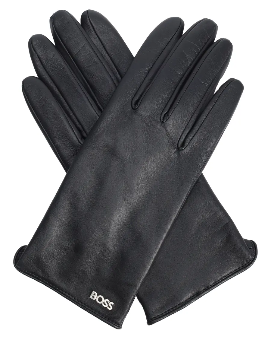 

Перчатки кожаные, Черный, 50526613/001