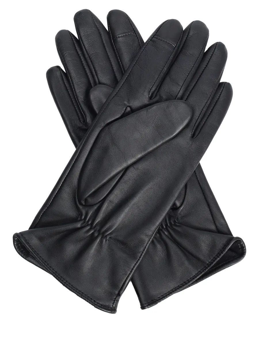 Перчатки кожаные BOSS 50526613/001 Черный  Фото 2