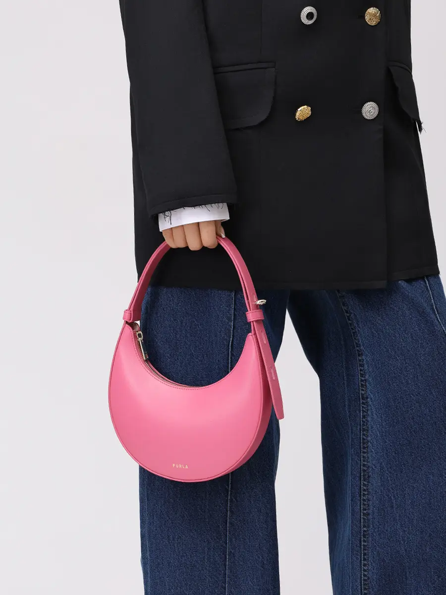 Сумка кожаная Deliza FURLA WE00649-AX0733-4130S Розовый  Фото 2
