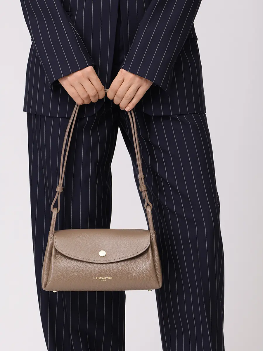 Сумка кожаная LANCASTER 470-88-TAUP_IN_OR Коричневый  Фото 2