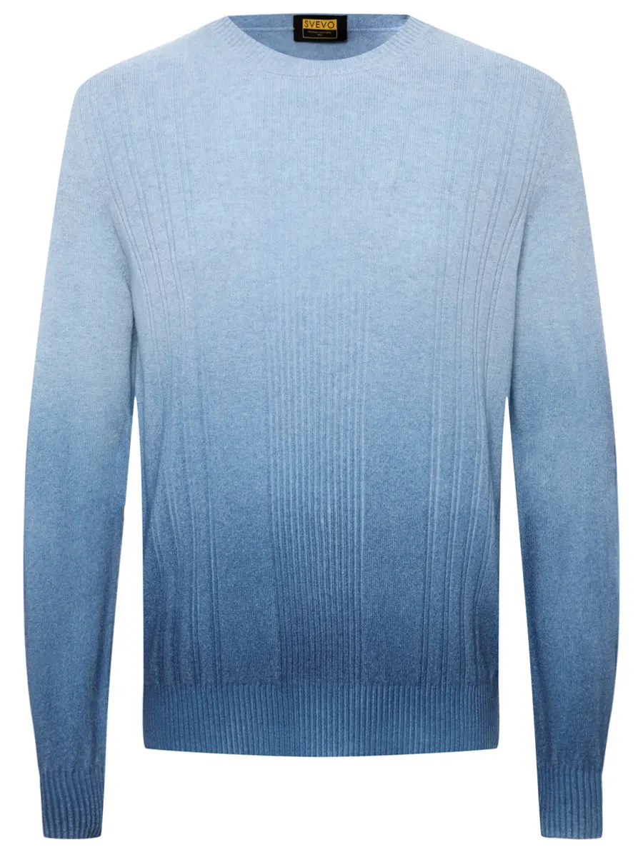Джемпер кашемировый SVEVO 01101 SA25 V6H Голубой 