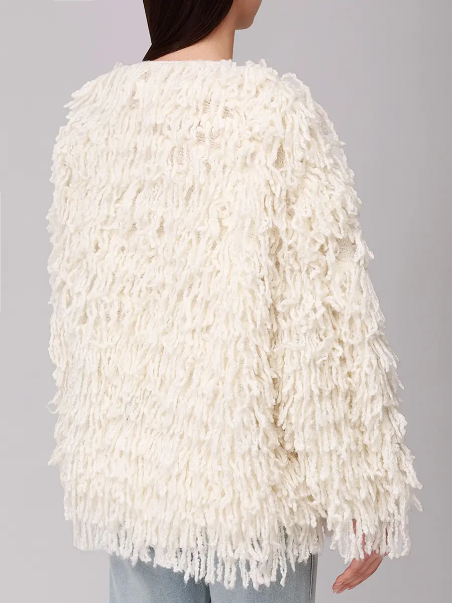 Джемпер шерстяной Gabin LOULOU DE SAISON GABIN Белый  Фото 3