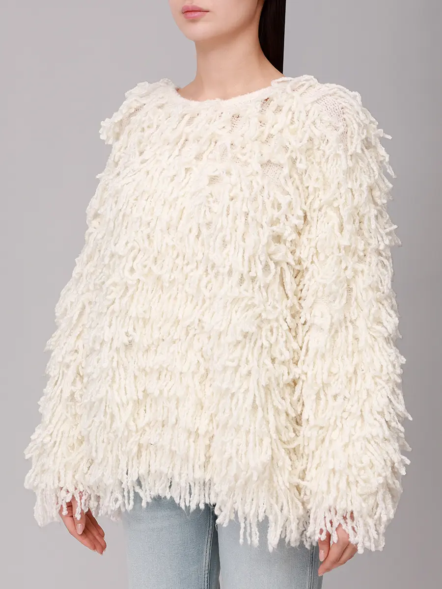 Джемпер шерстяной Gabin LOULOU DE SAISON GABIN Белый  Фото 4