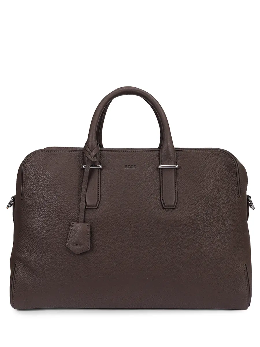 Сумка кожаная BOSS 50548231/201 Коричневый 