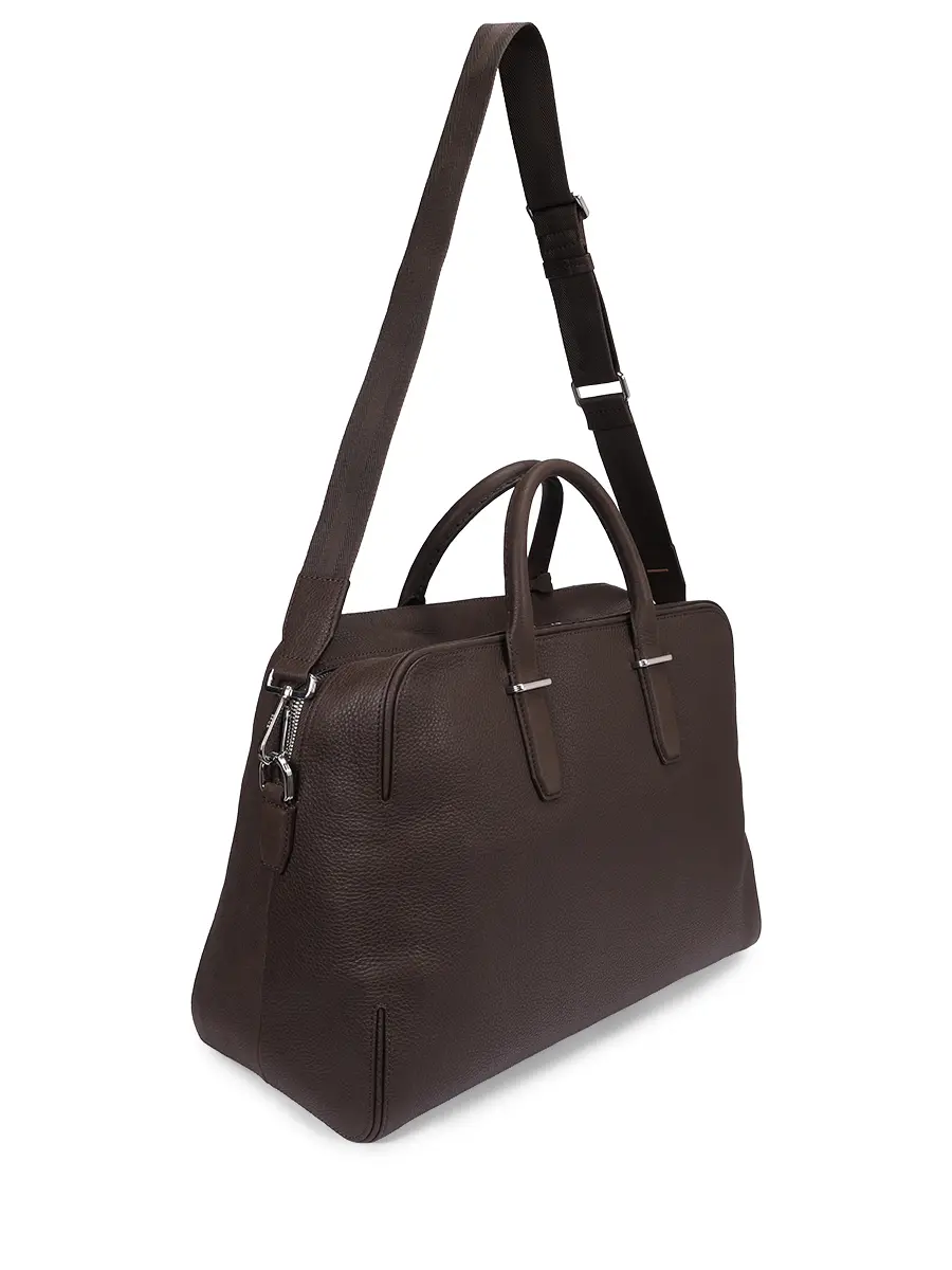 Сумка кожаная BOSS 50548231/201 Коричневый  Фото 3