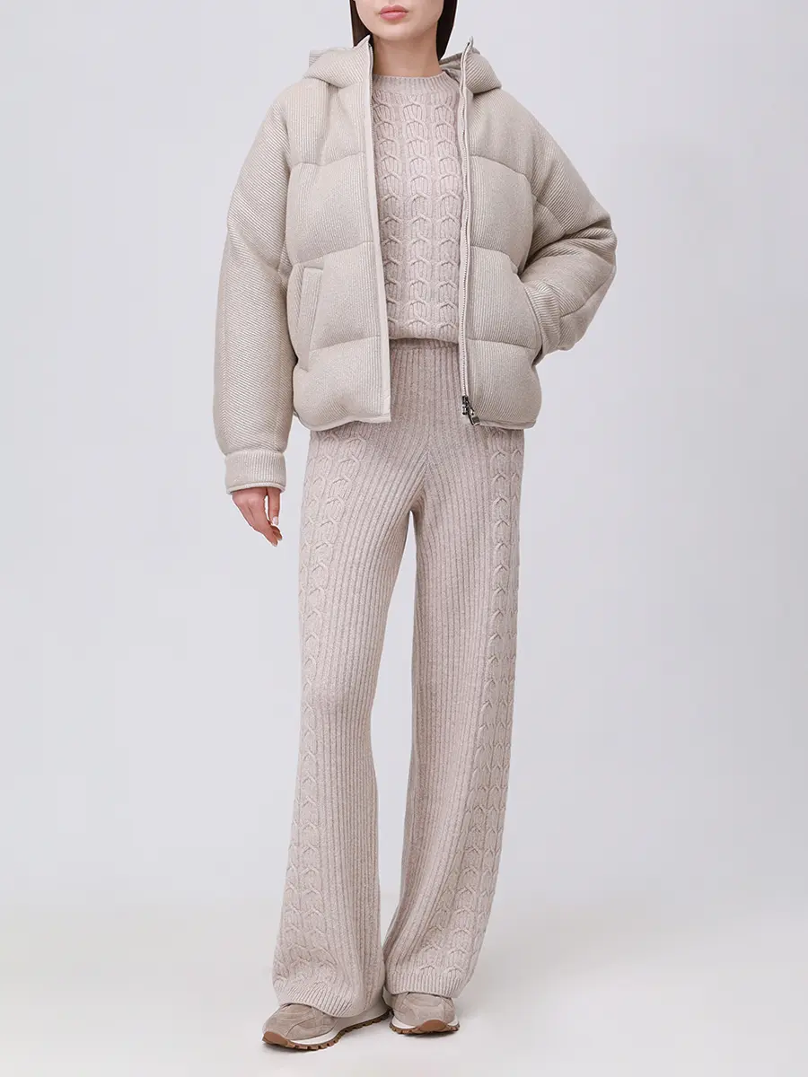 Джемпер кашемировый AGNONA K110138U-6K080NU-N20 Бежевый  Фото 2