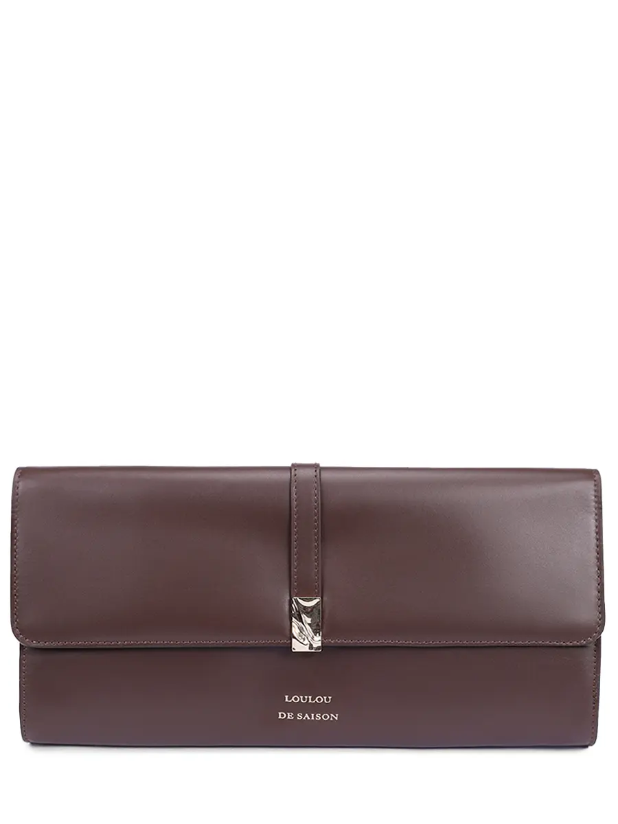 Клатч кожаный Elmer LOULOU DE SAISON ELMER Коричневый 