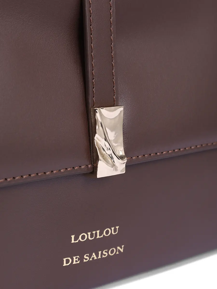 Клатч кожаный Elmer LOULOU DE SAISON ELMER Коричневый  Фото 5