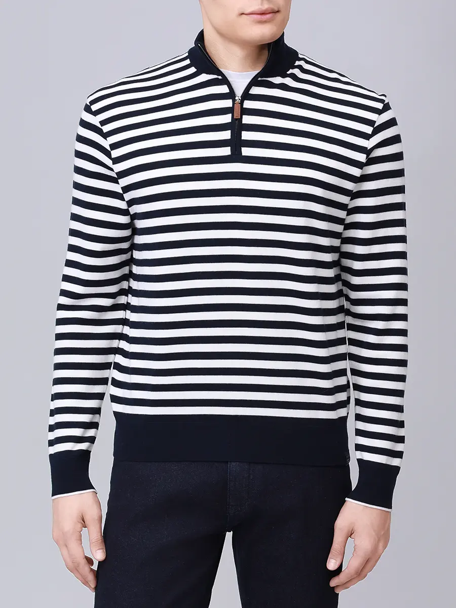 Джемпер шерстяной PAUL & SHARK 15311117/236 Полоска  Фото 4