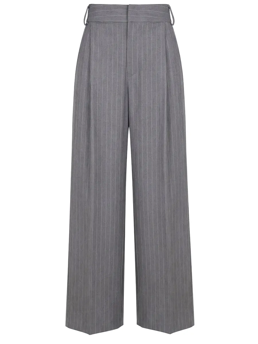 Брюки в полоску HINNOMINATE HMABW02246 Серый 