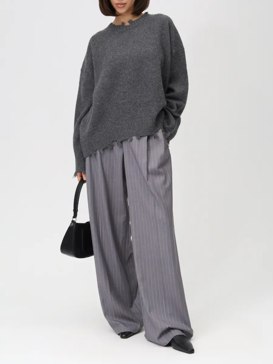 Брюки в полоску HINNOMINATE HMABW02246 Серый  Фото 2