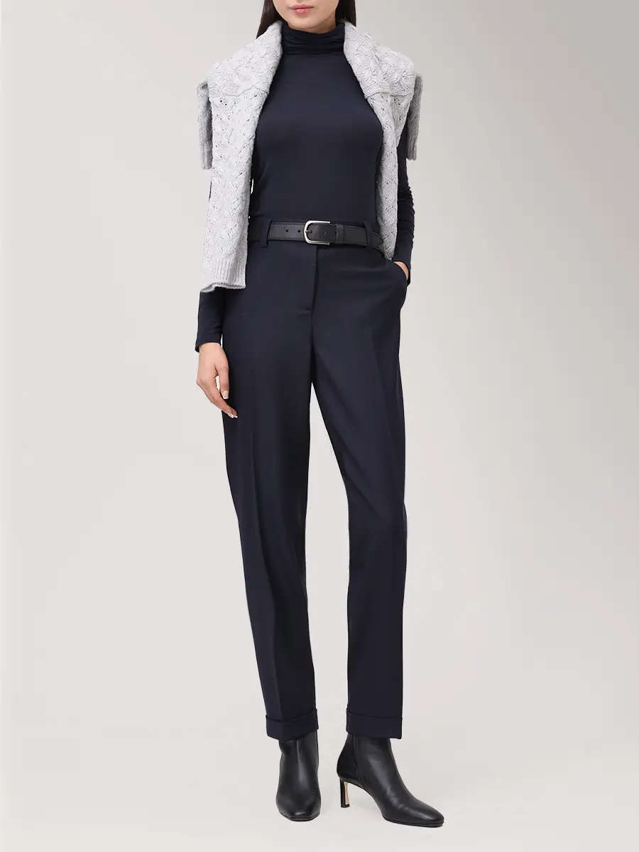 Водолазка из модала ANTONELLI FIRENZE D1784-662B-813  Фото 2