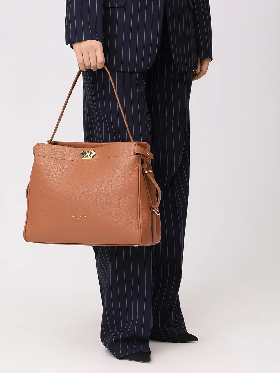 Сумка кожаная Mademoiselle LANCASTER 572-106-CAMEL Коричневый  Фото 2