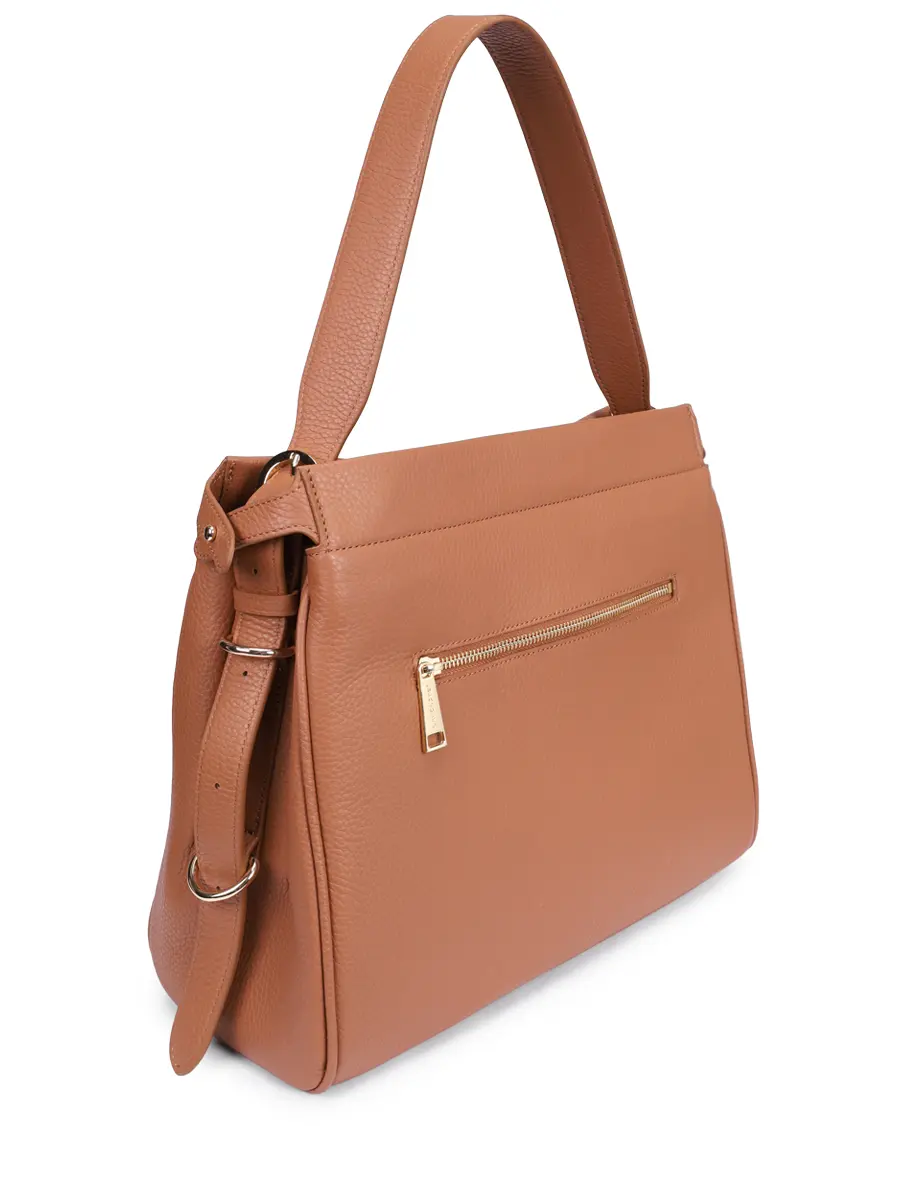 Сумка кожаная Mademoiselle LANCASTER 572-106-CAMEL Коричневый  Фото 3