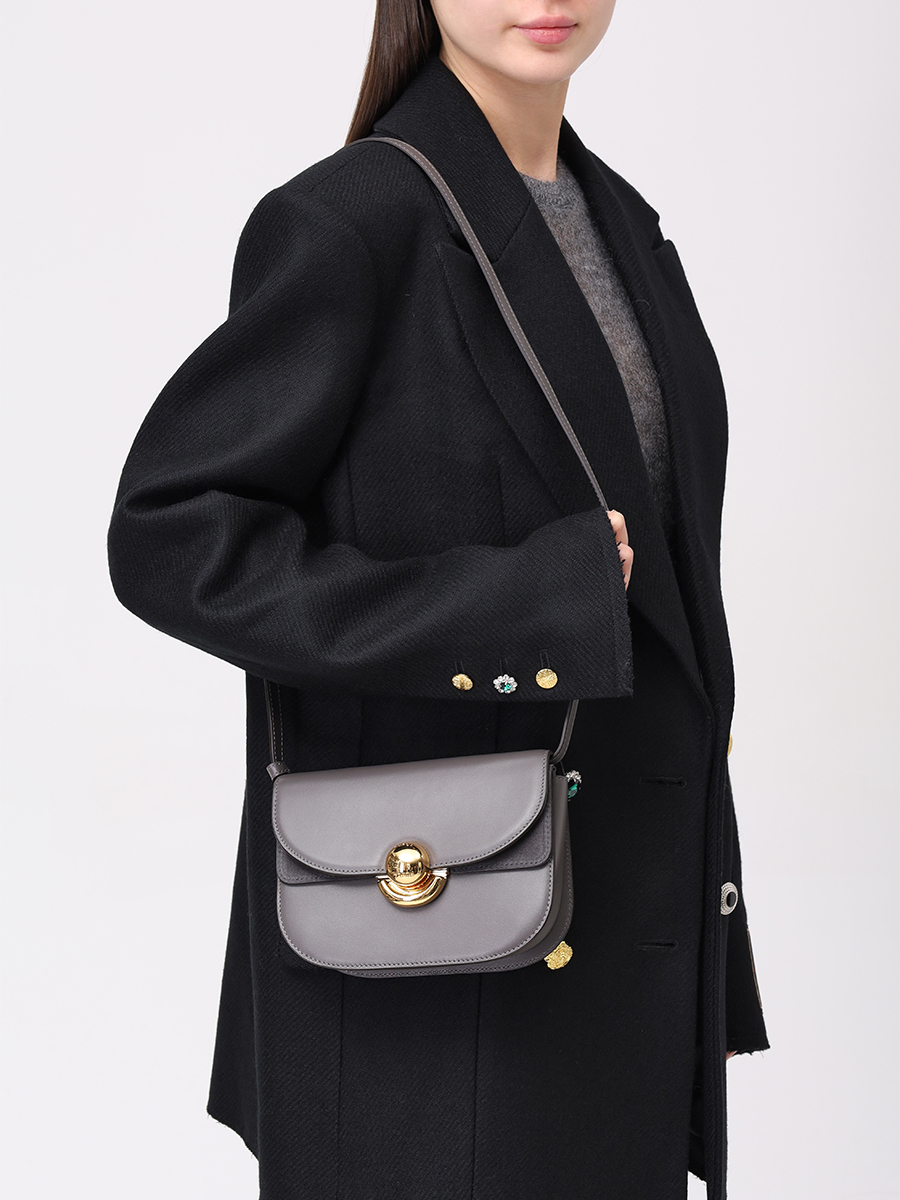 Сумка кожаная Sfera FURLA WB01737-BX0428-4283S Серый  Фото 2