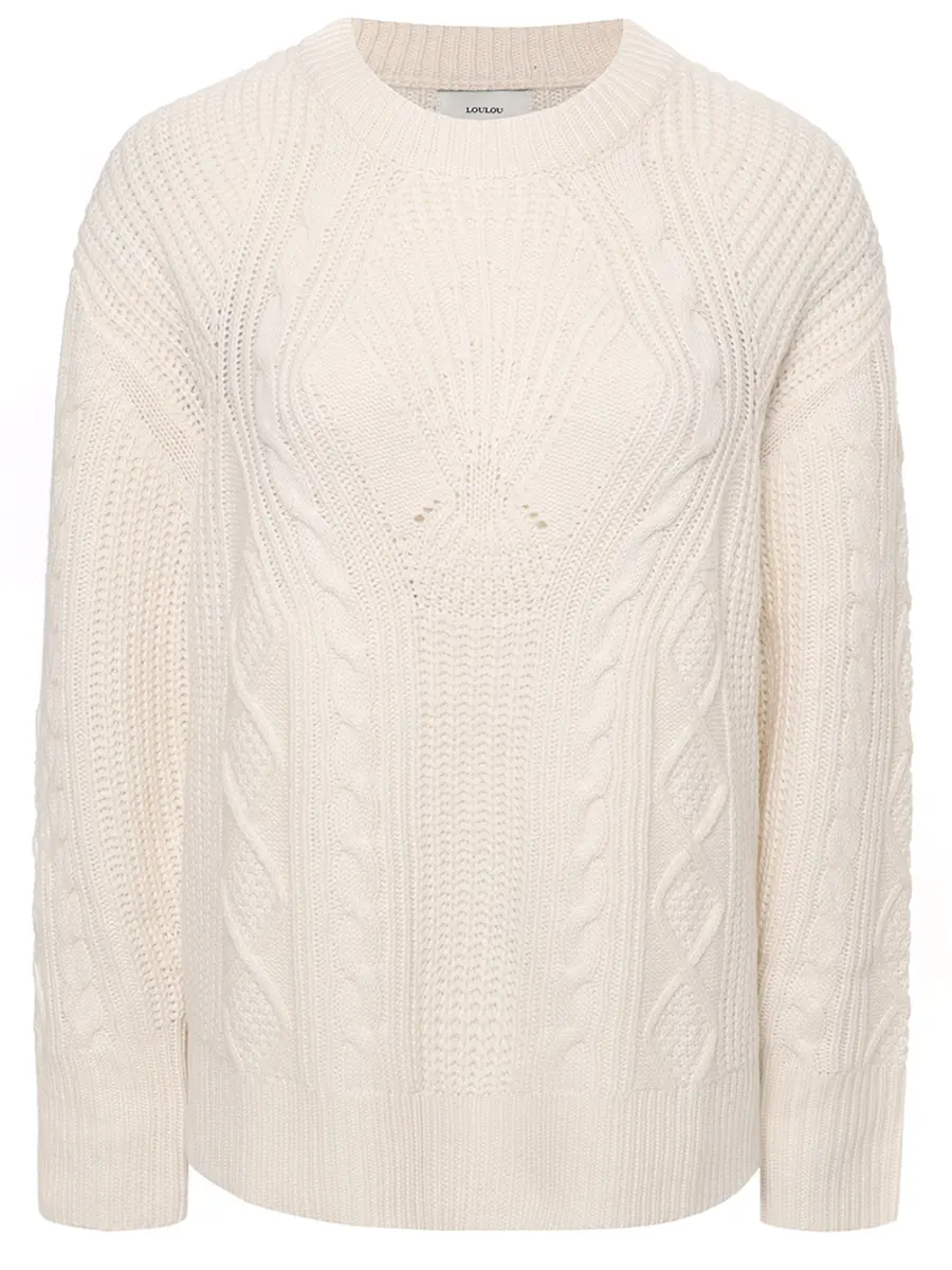 Джемпер шерстяной Silva LOULOU DE SAISON SILVA Белый 