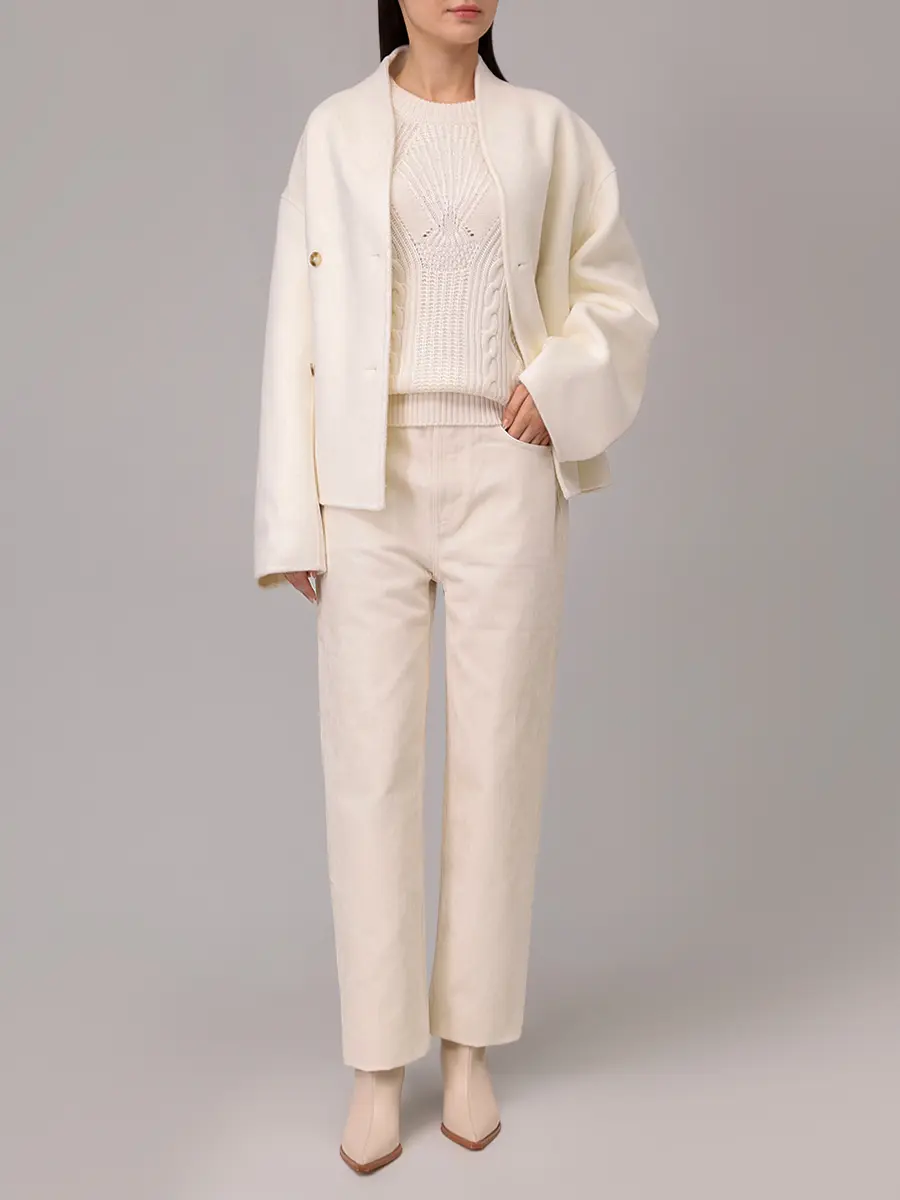 Джемпер шерстяной Silva LOULOU DE SAISON SILVA Белый  Фото 2