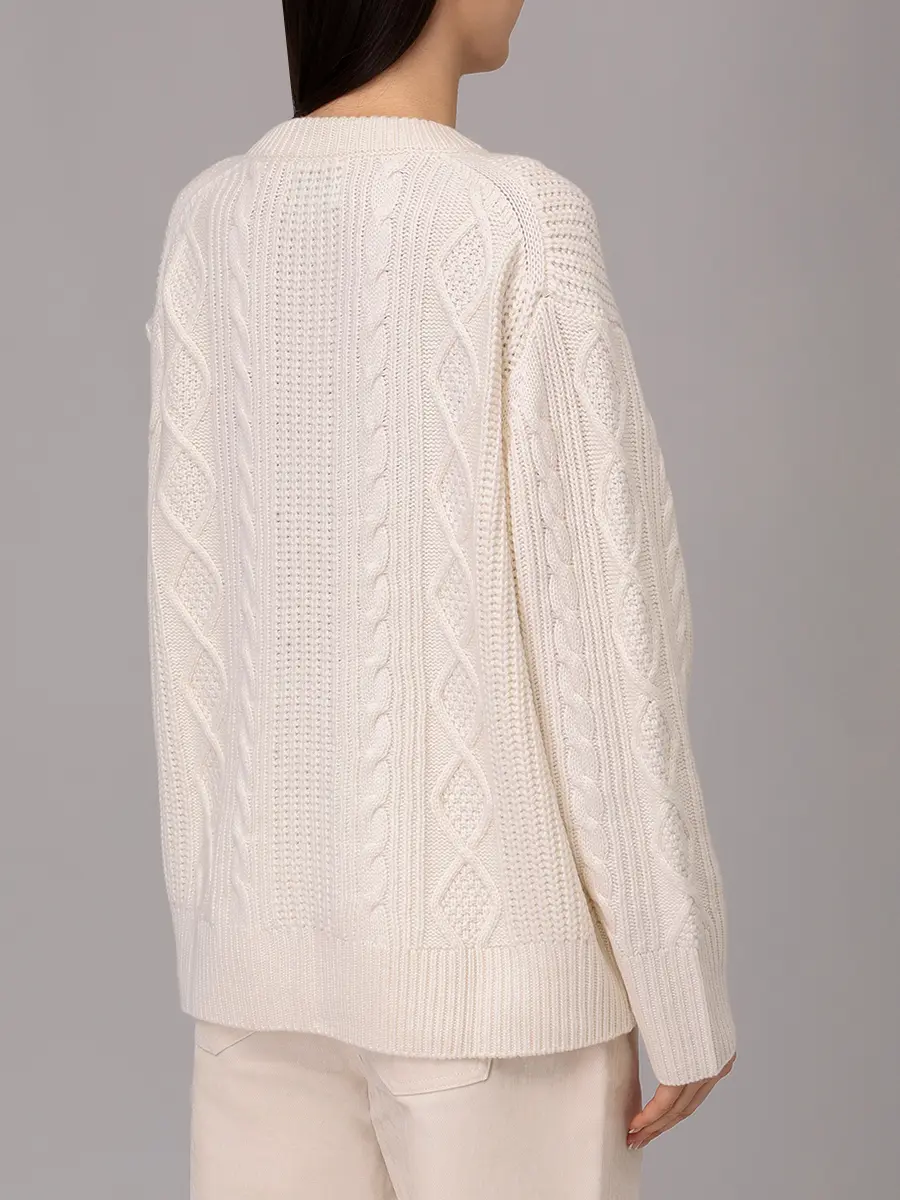 Джемпер шерстяной Silva LOULOU DE SAISON SILVA Белый  Фото 3