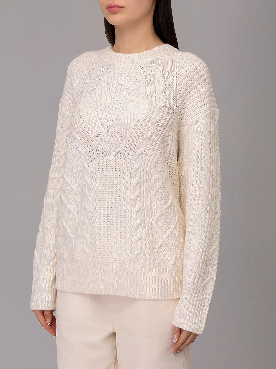 Джемпер шерстяной Silva LOULOU DE SAISON SILVA Белый  Фото 4