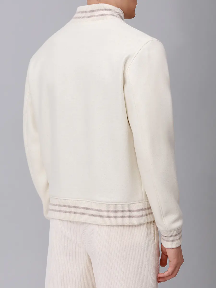 Бомбер шерстяной L.B.M. 1911 55700/1/9379 Белый  Фото 3