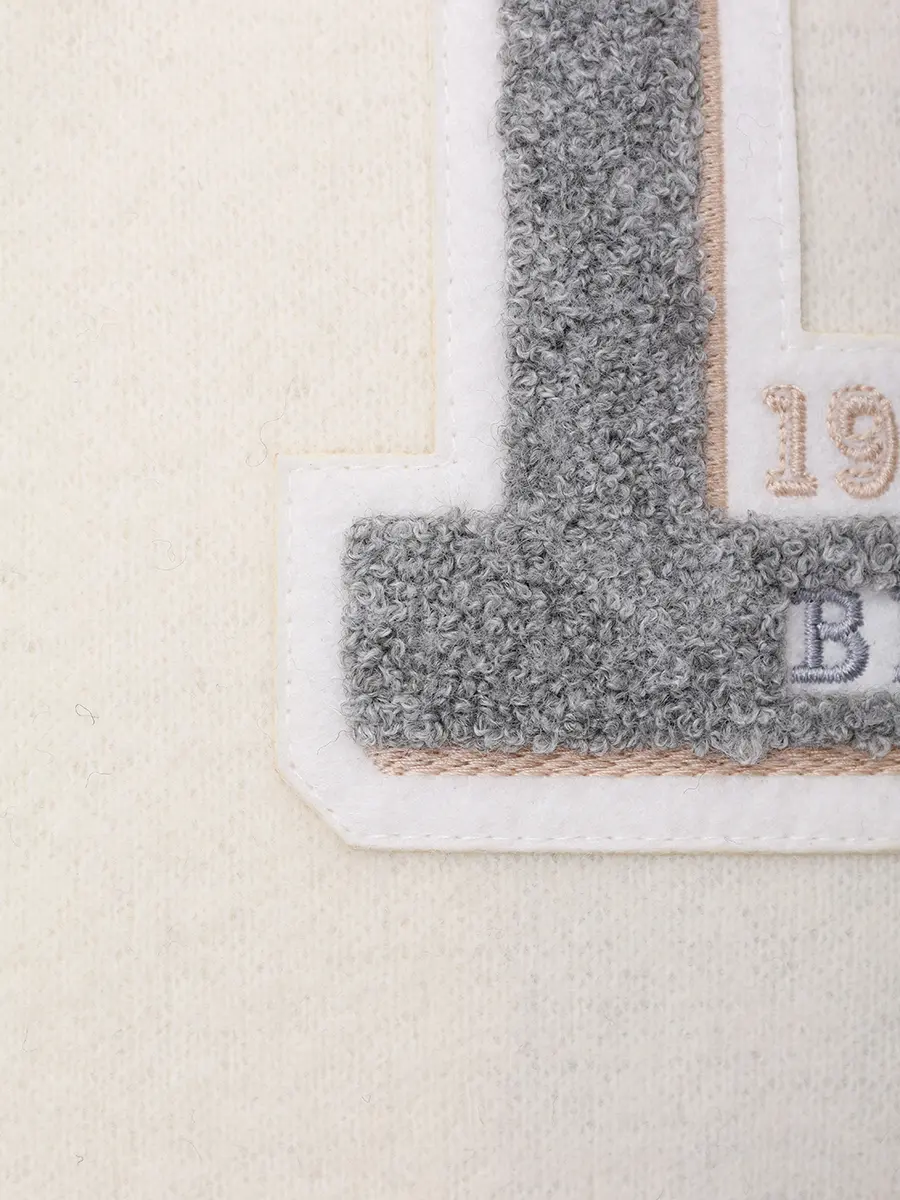 Бомбер шерстяной L.B.M. 1911 55700/1/9379 Белый  Фото 6