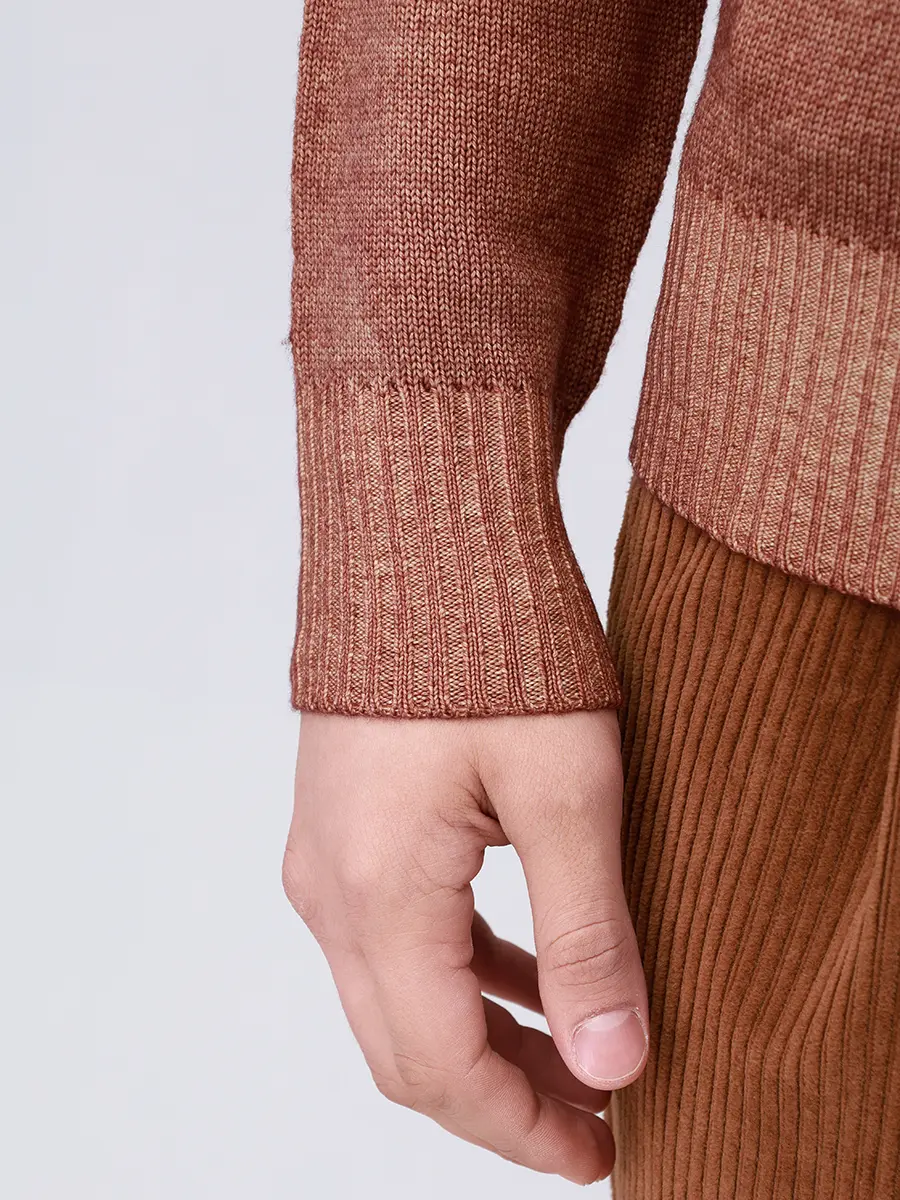 Свитер шерстяной L.B.M. 1911 59502/2/6351 Коричневый  Фото 5