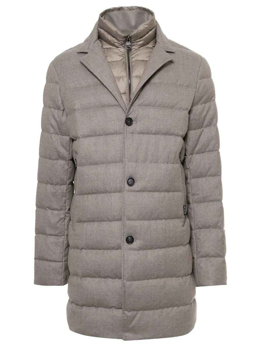 

Пуховик стеганый, Бежевый, 8P514 F 25W016 BBM MAGNUS