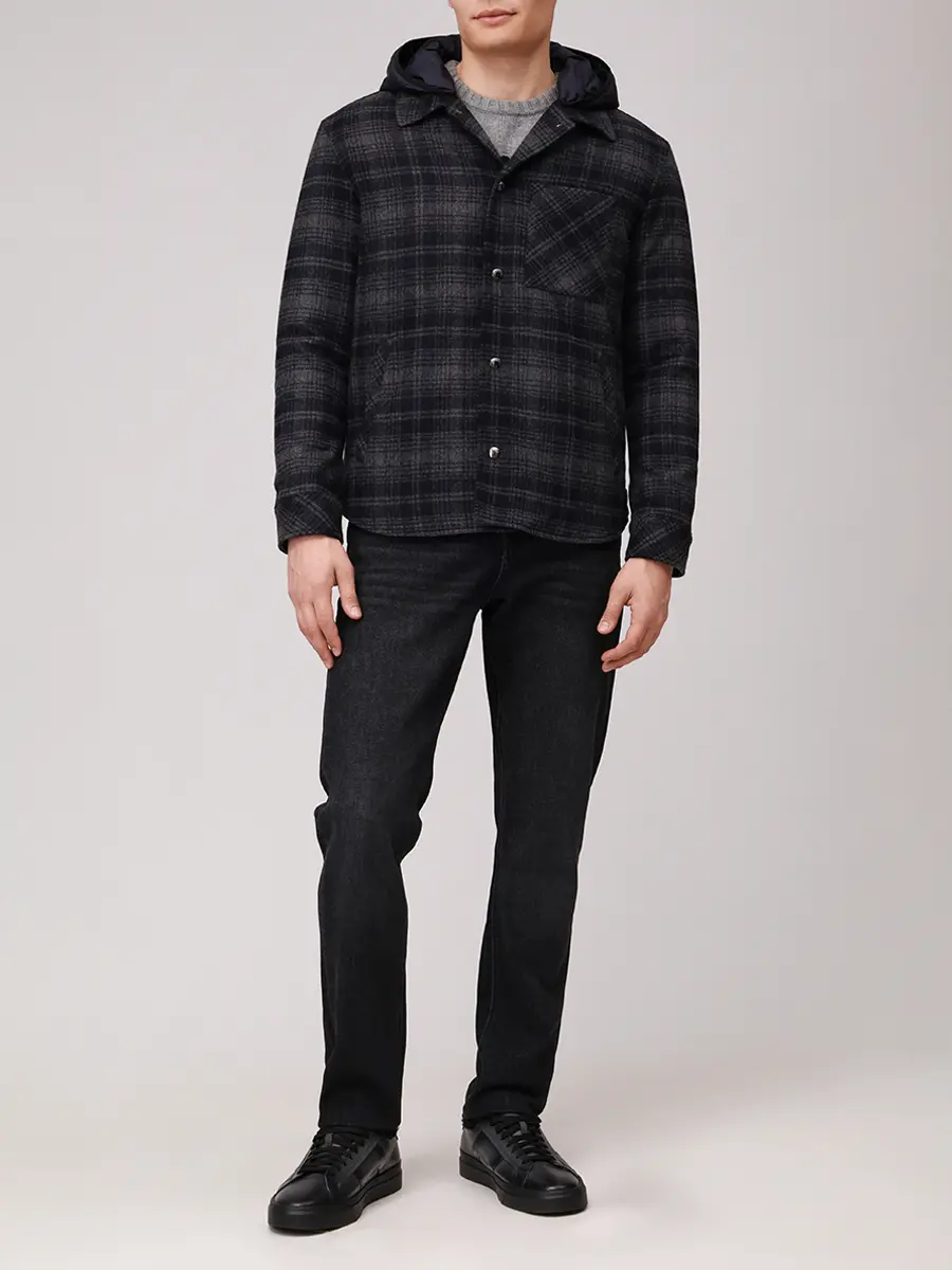 Куртка шерстяная BOGNER LARRY-4 38989230/464 Клетка  Фото 2