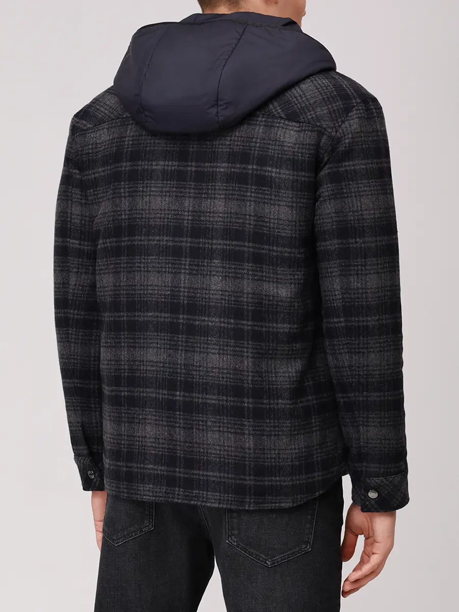 Куртка шерстяная BOGNER LARRY-4 38989230/464 Клетка  Фото 3