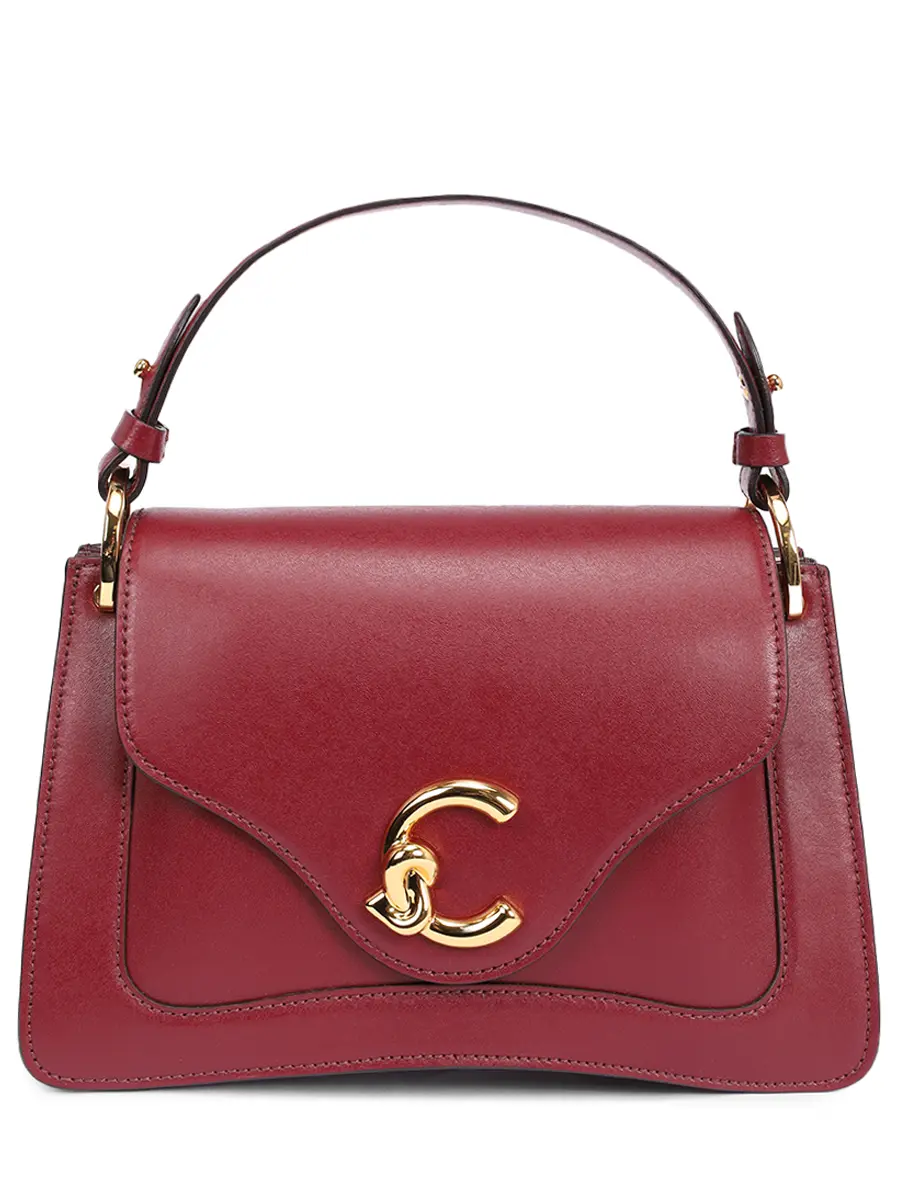 Сумка кожаная C-Me COCCINELLE E1 SSK 18 02 01/R52 Бордовый 