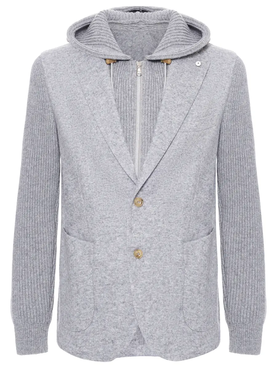 Пиджак комбинированный L.B.M. 1911 55701/2/2826 Серый 