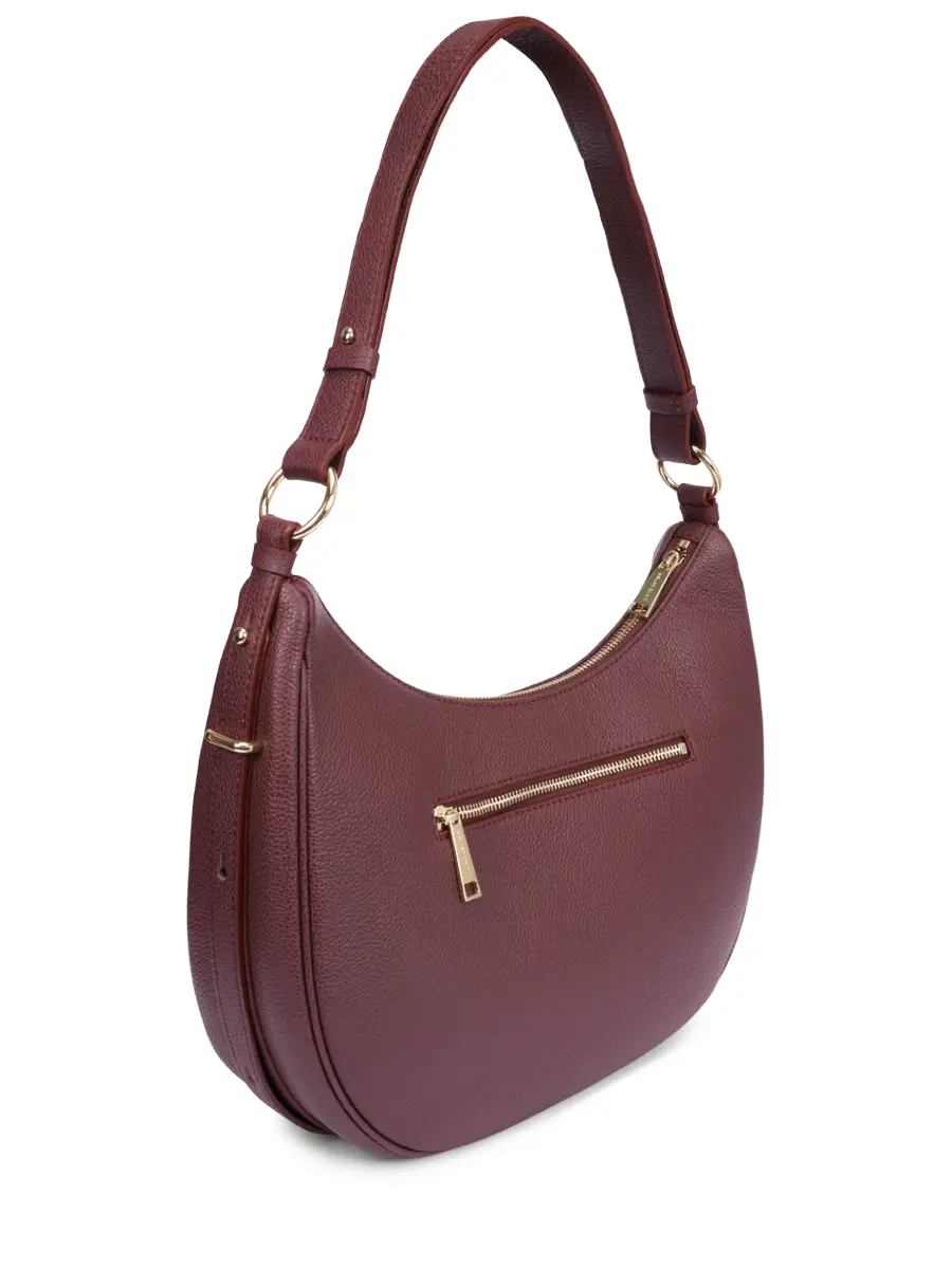 Сумка кожаная LANCASTER 480-072-BORDEAUX Бордовый  Фото 3