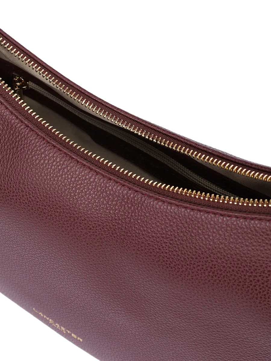 Сумка кожаная LANCASTER 480-072-BORDEAUX Бордовый  Фото 4