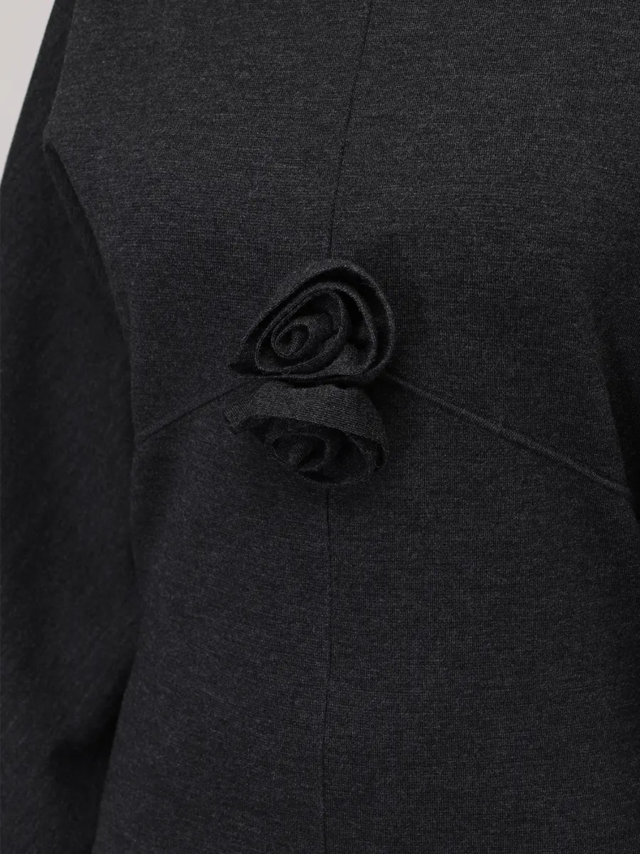 Платье шерстяное ALBERTA FERRETTI A048666060516 Серый  Фото 5