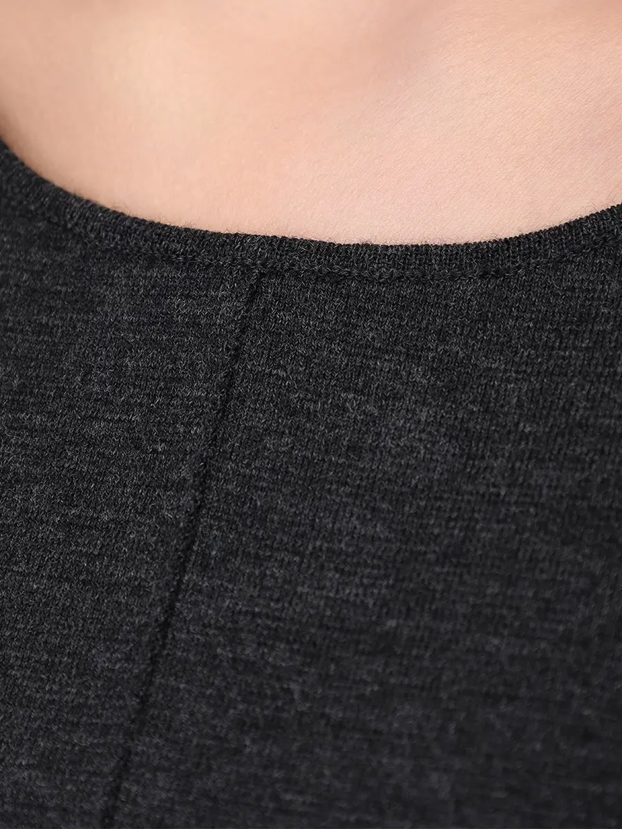 Платье шерстяное ALBERTA FERRETTI A048666060516 Серый  Фото 6