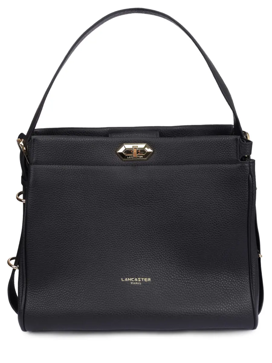 

Сумка кожаная Mademoiselle, Черный, 572-106- NOIR