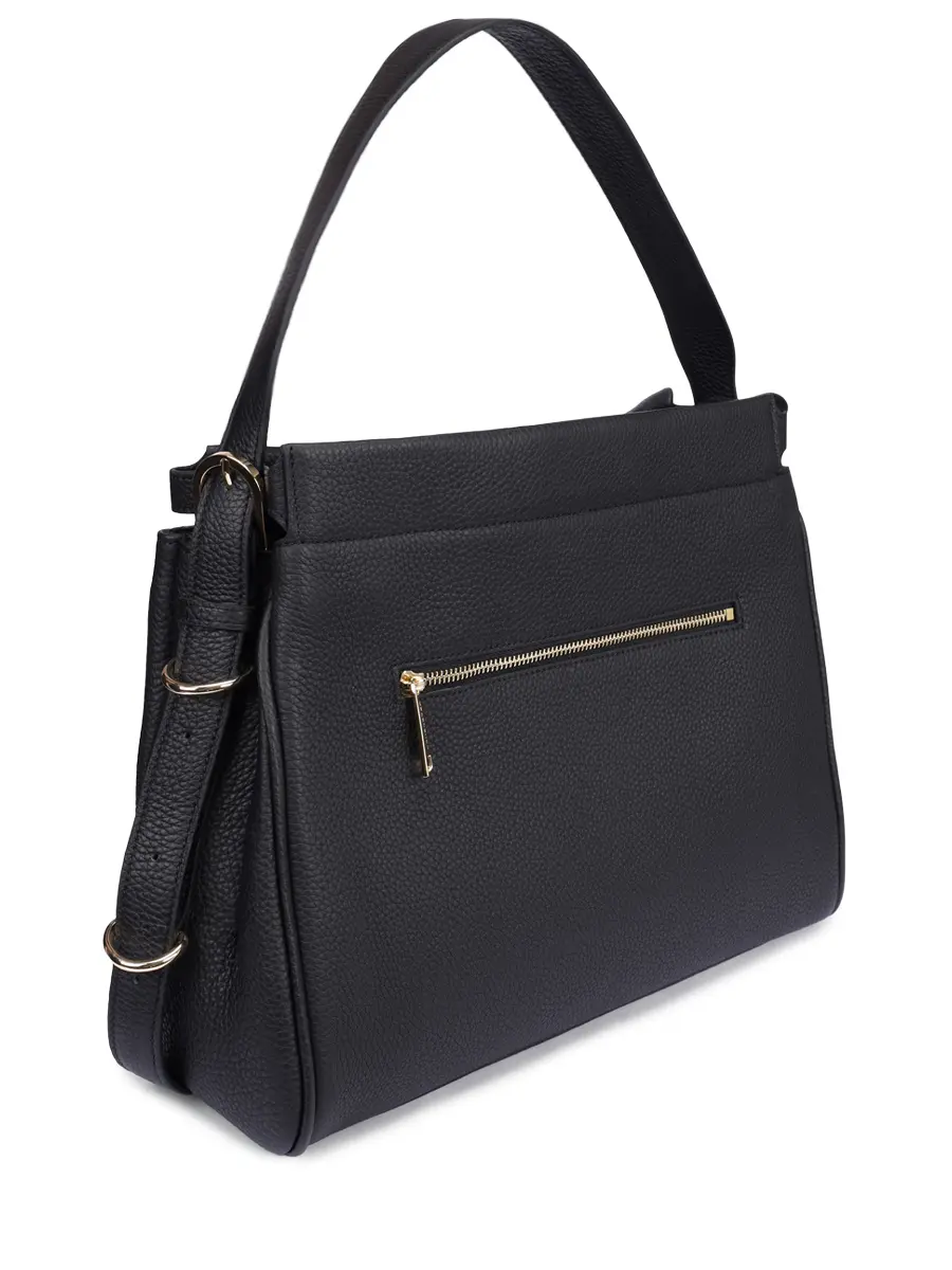 Сумка кожаная Mademoiselle LANCASTER 572-106- NOIR Черный  Фото 3