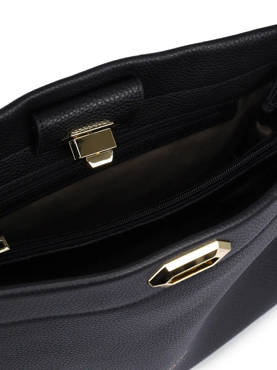 Сумка кожаная Mademoiselle LANCASTER 572-106- NOIR Черный  Фото 4