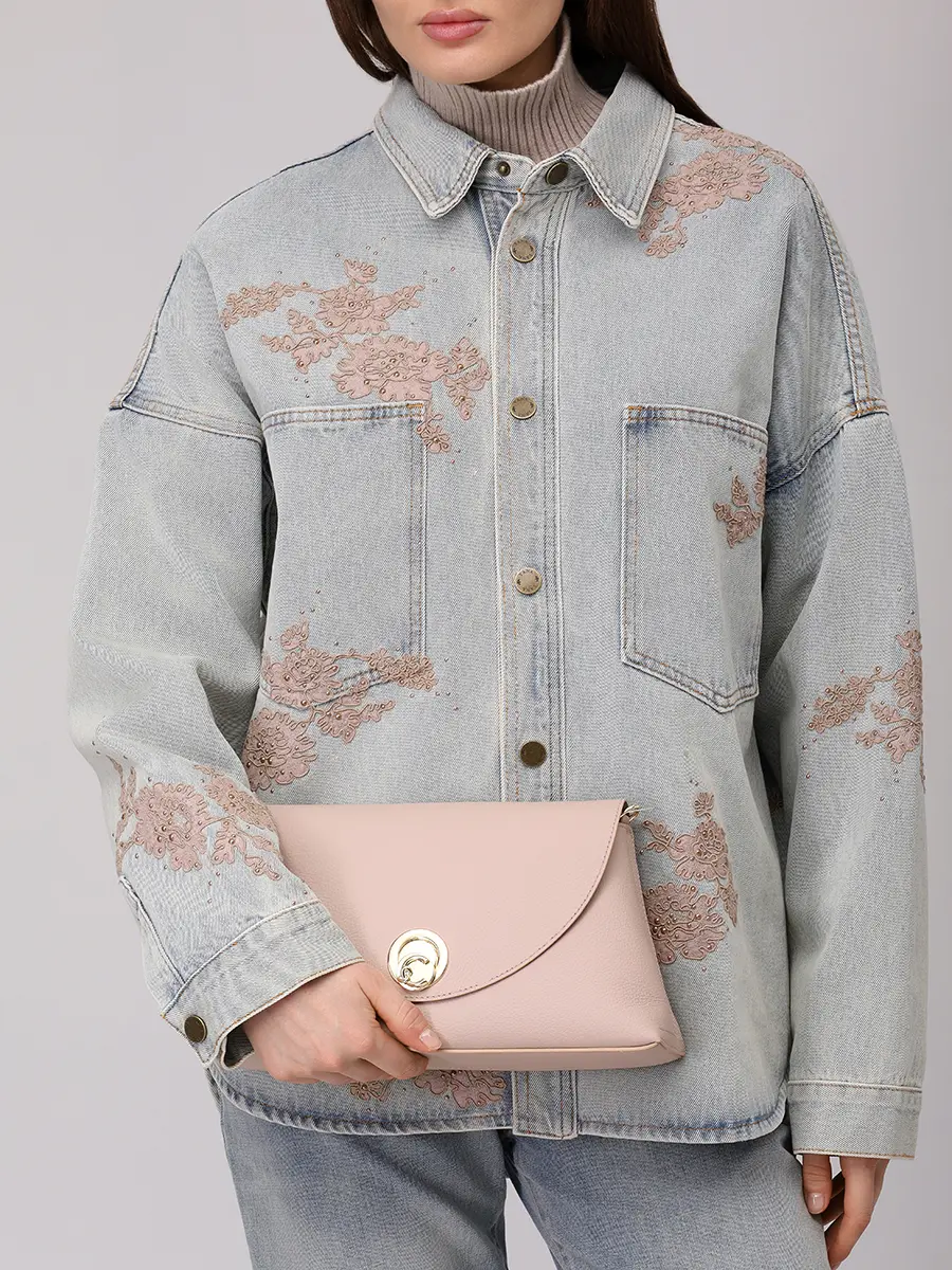 Сумка кожаная Nikla COCCINELLE E1 TOA 12 01 01/525 Бежевый  Фото 2