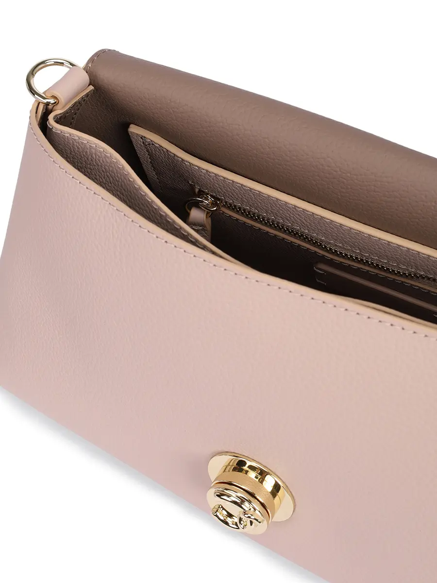 Сумка кожаная Nikla COCCINELLE E1 TOA 12 01 01/525 Бежевый  Фото 4