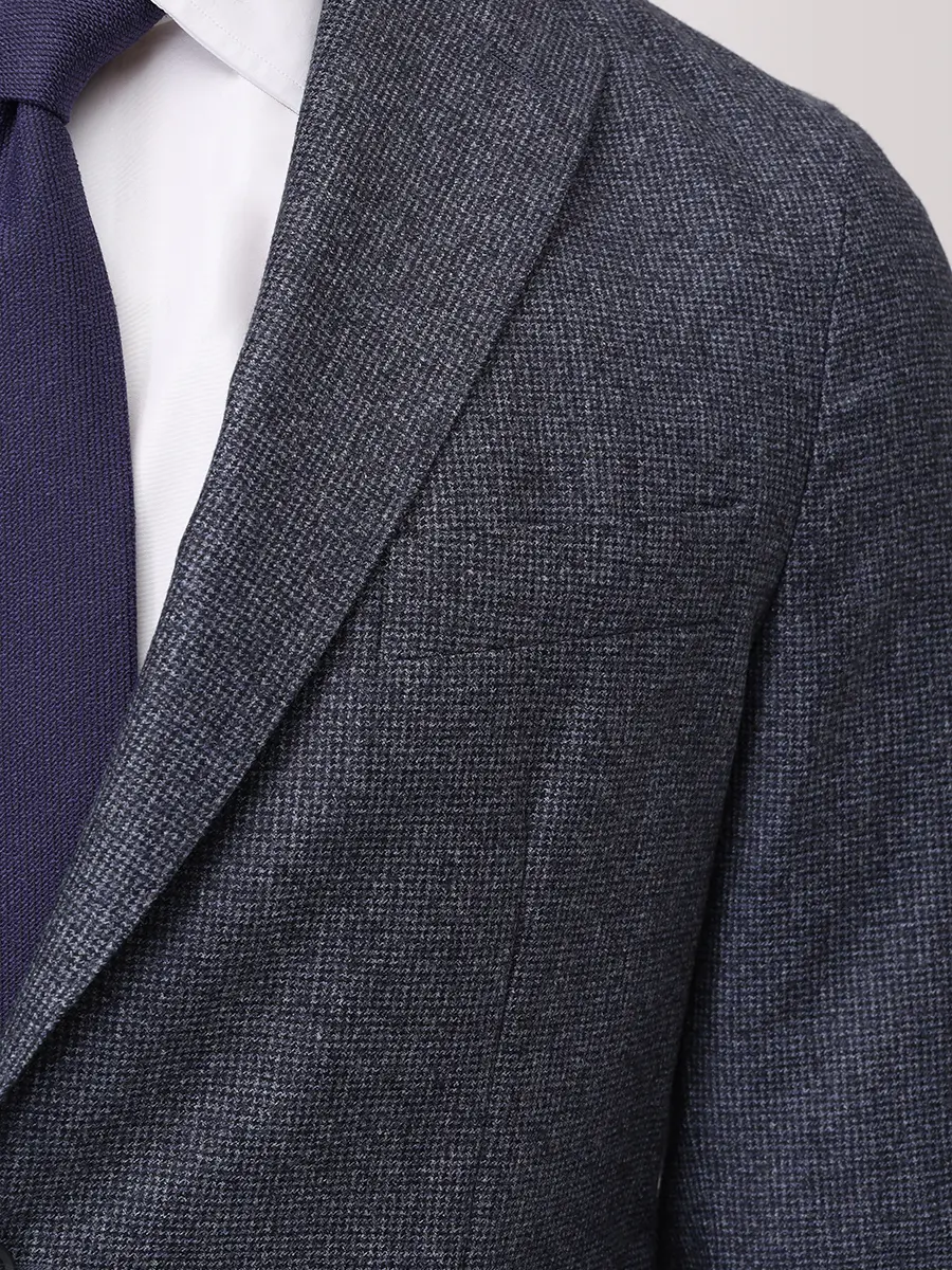 Пиджак шерстяной BOSS 50551595/473 Синий  Фото 5