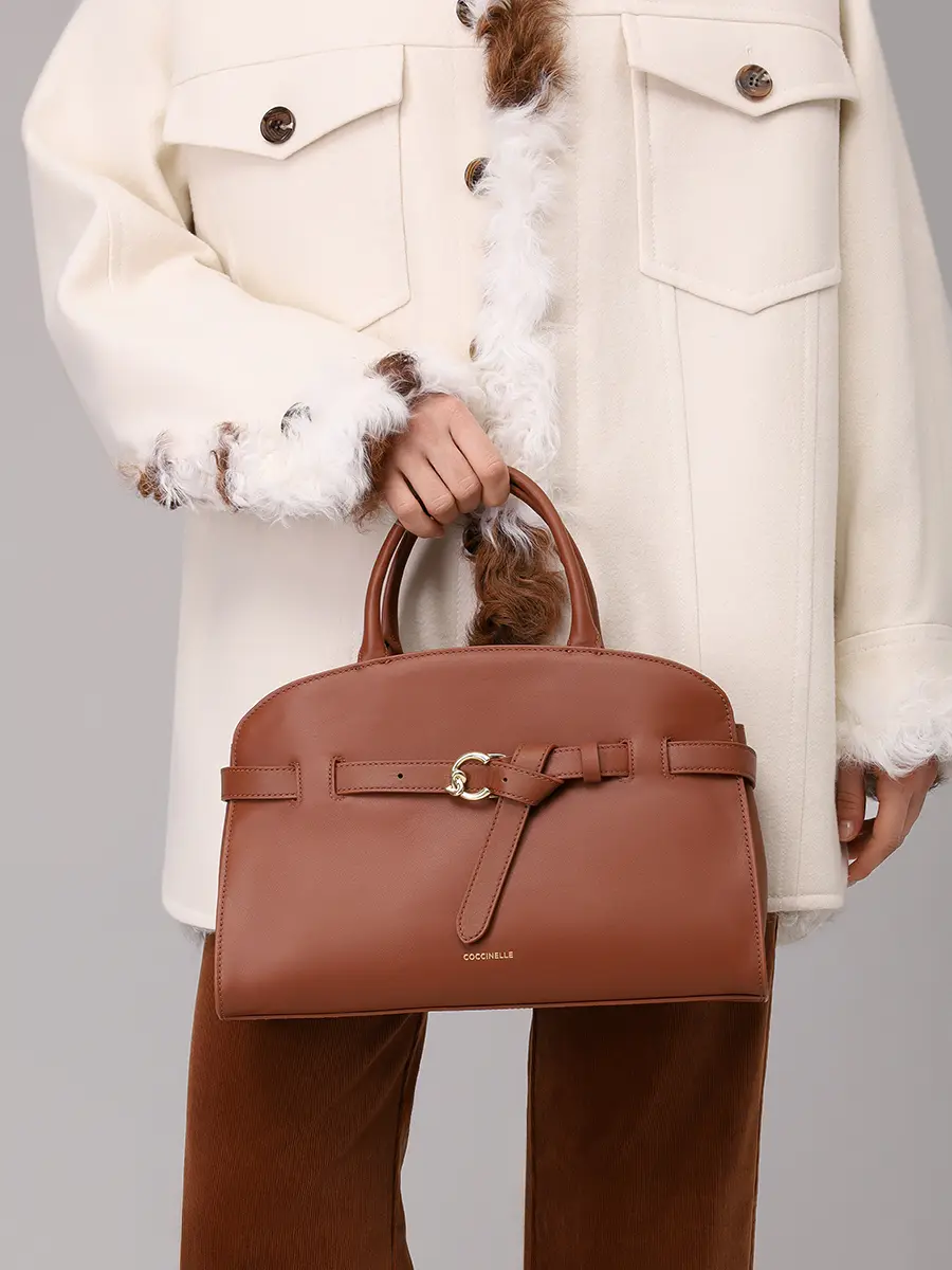 Сумка кожаная Sabine COCCINELLE E1 TLA 18 04 01/W11 Коричневый  Фото 2