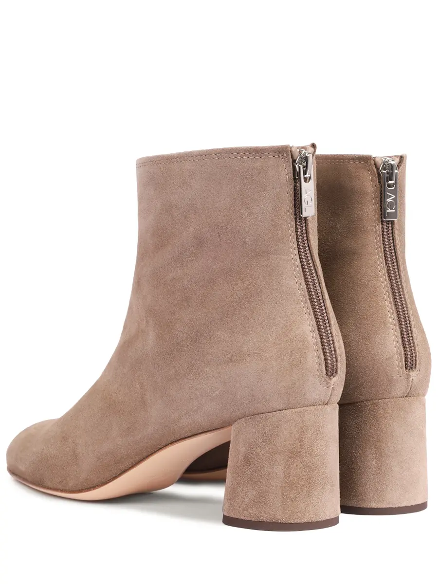 Ботильоны замшевые Olga AGL D140602PKFERGU Бежевый  Фото 4