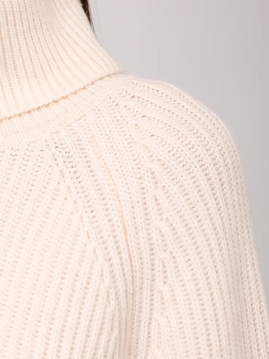 Платье шерстяное BOSS 50548795/118 Кремовый  Фото 6