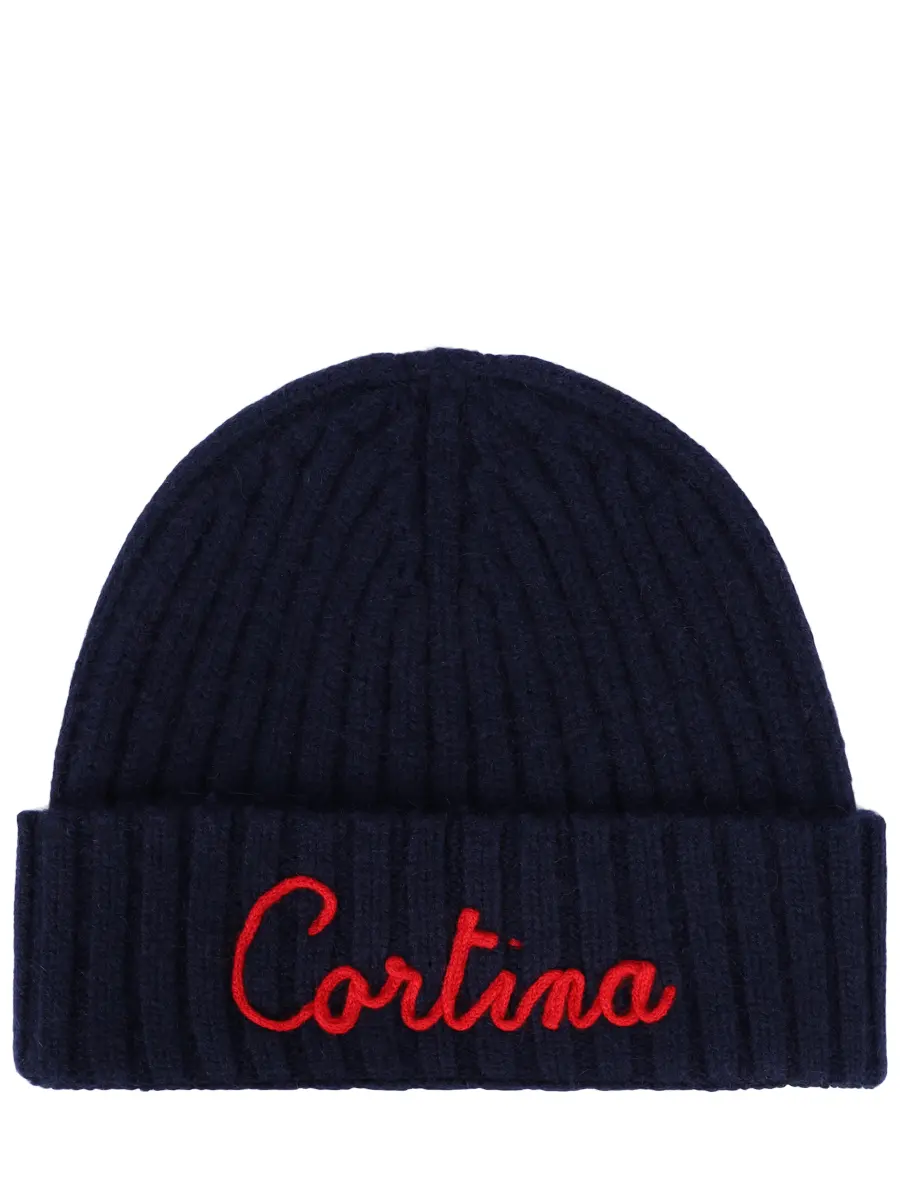 

Шапка из шерсти и вискозы, Синий, WENGEN - CORTINA 6141 EMB