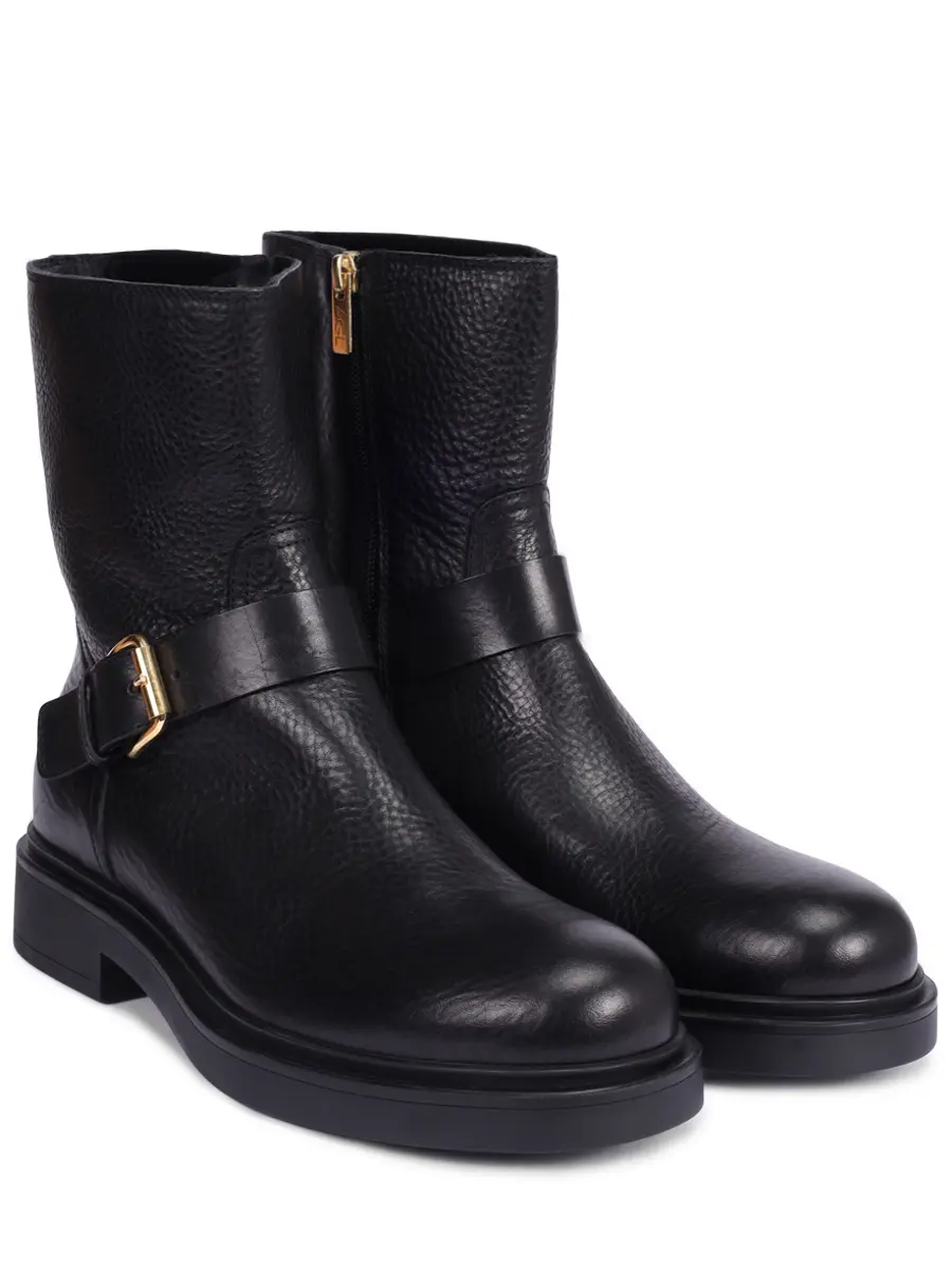 Ботинки кожаные Loren AGL D78650VGGAUCH Черный  Фото 2