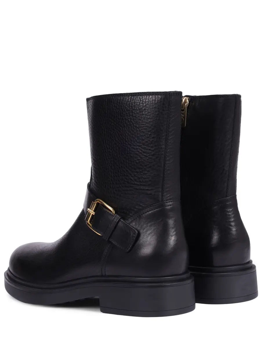 Ботинки кожаные Loren AGL D78650VGGAUCH Черный  Фото 4