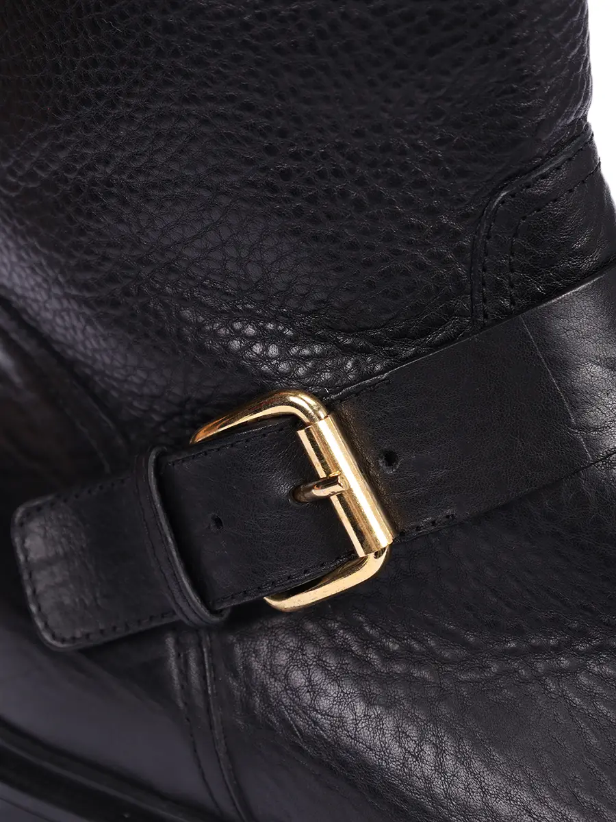 Ботинки кожаные Loren AGL D78650VGGAUCH Черный  Фото 5