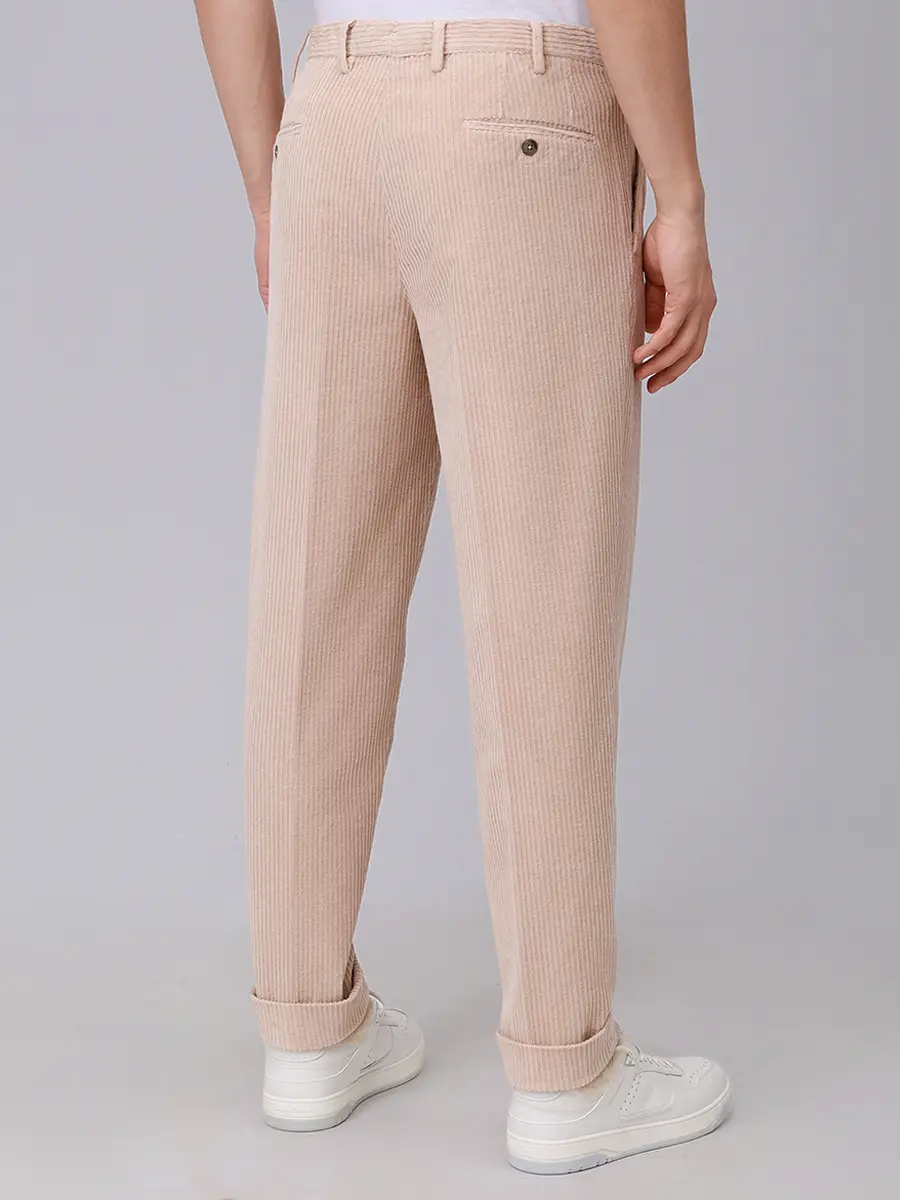 Брюки вельветовые L.B.M. 1911 55512/3/8491 Бежевый  Фото 3